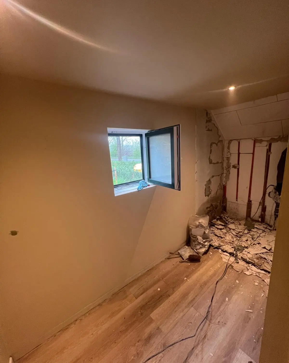 Elke centimeter slim benut, voor de renovatie